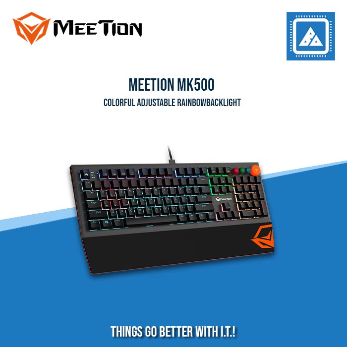 MEETION MK500 COLORFUL ADJUSTABLE RAINBOWBACKLIGHT MEETION MK500 COLORFUL ADJUSTABLE RAINBOWBACKLIGHT
